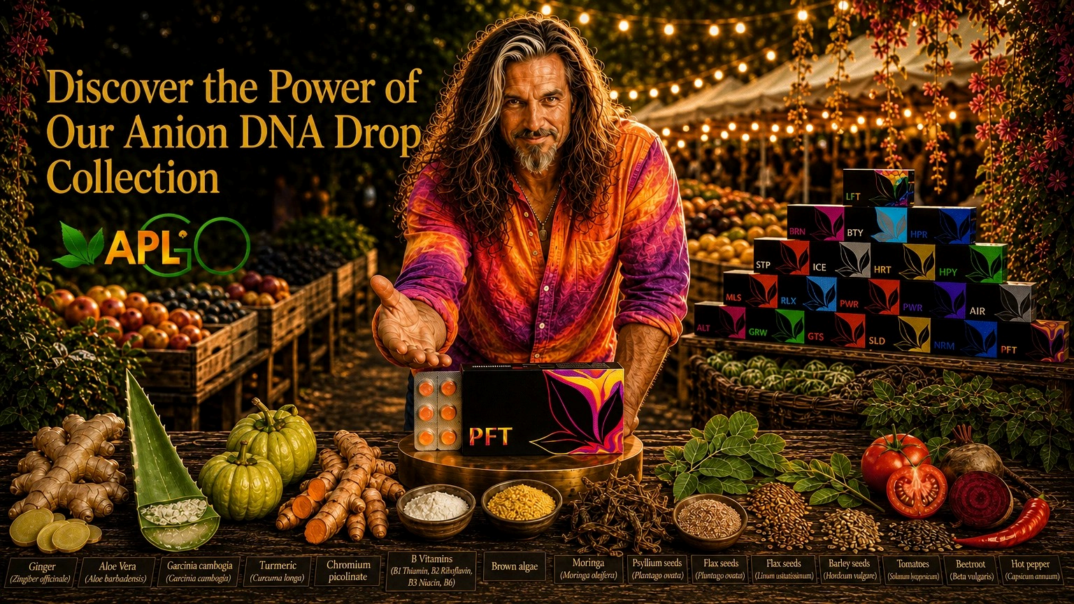 APLGO Rapid Botanical Anion DNA Drops collection